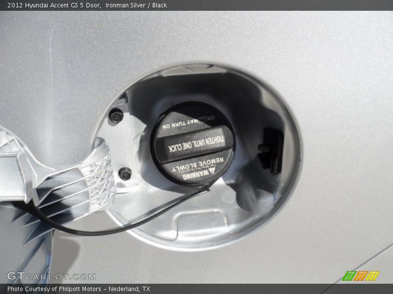 Ironman Silver / Black 2012 Hyundai Accent GS 5 Door