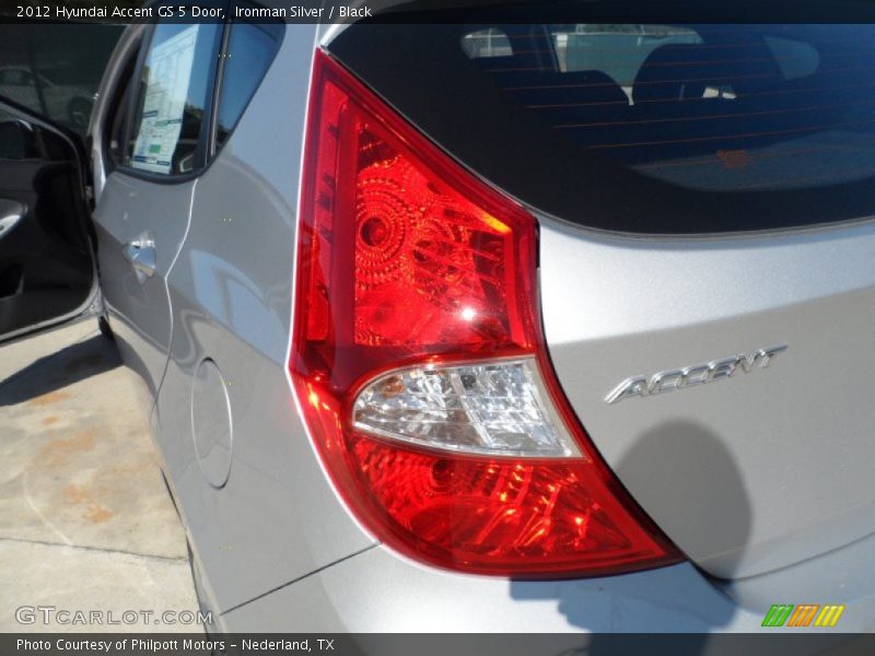 Ironman Silver / Black 2012 Hyundai Accent GS 5 Door