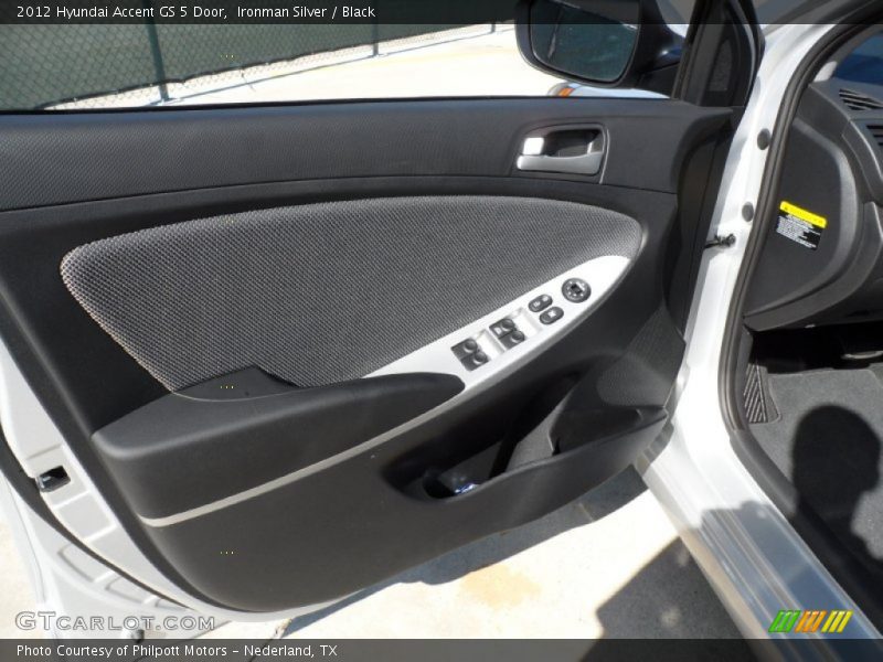 Ironman Silver / Black 2012 Hyundai Accent GS 5 Door