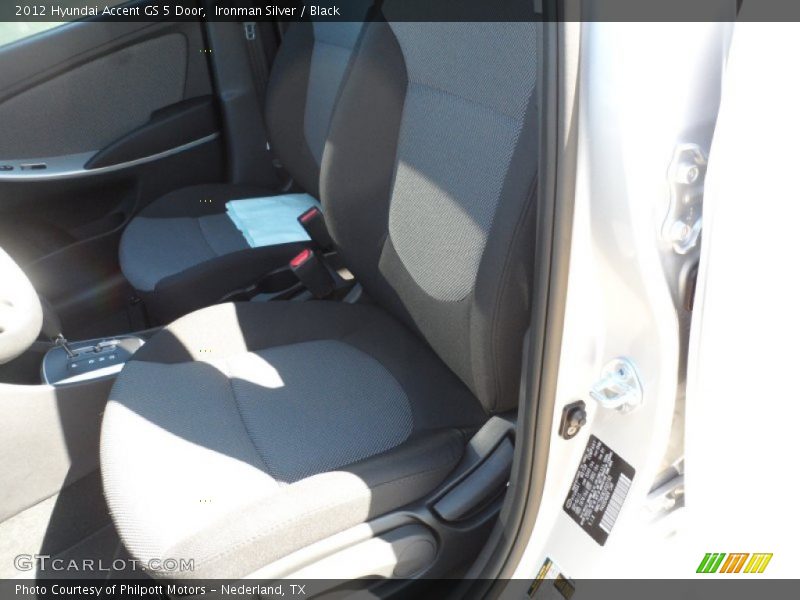 Ironman Silver / Black 2012 Hyundai Accent GS 5 Door