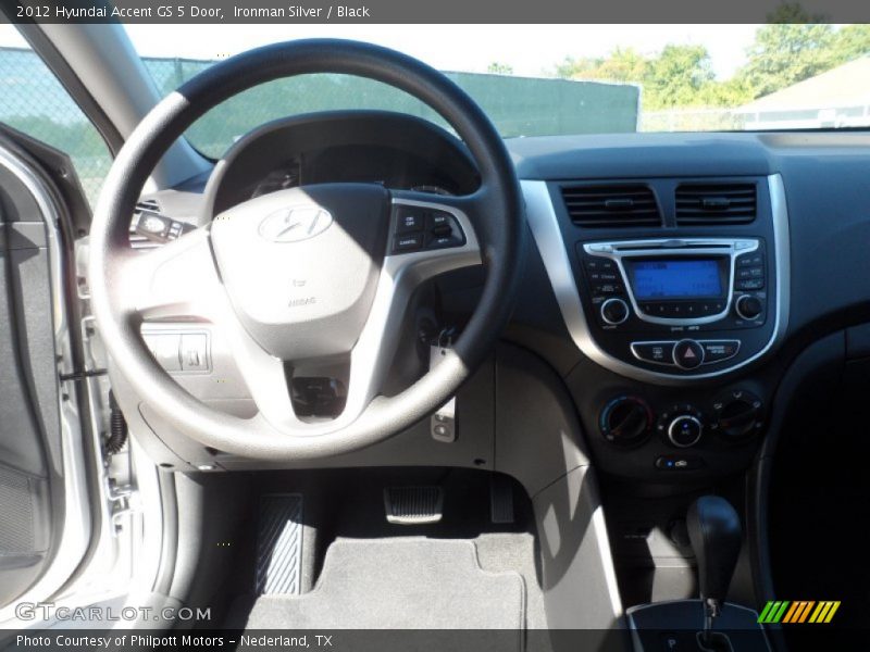 Ironman Silver / Black 2012 Hyundai Accent GS 5 Door
