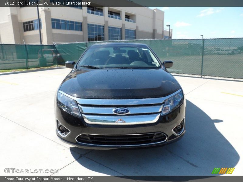 Black / Charcoal Black 2012 Ford Fusion SEL V6