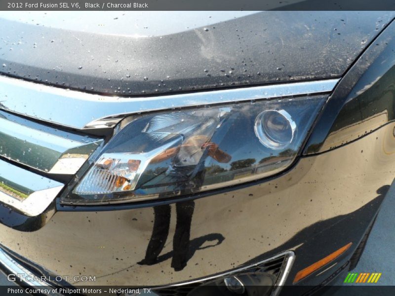 Black / Charcoal Black 2012 Ford Fusion SEL V6