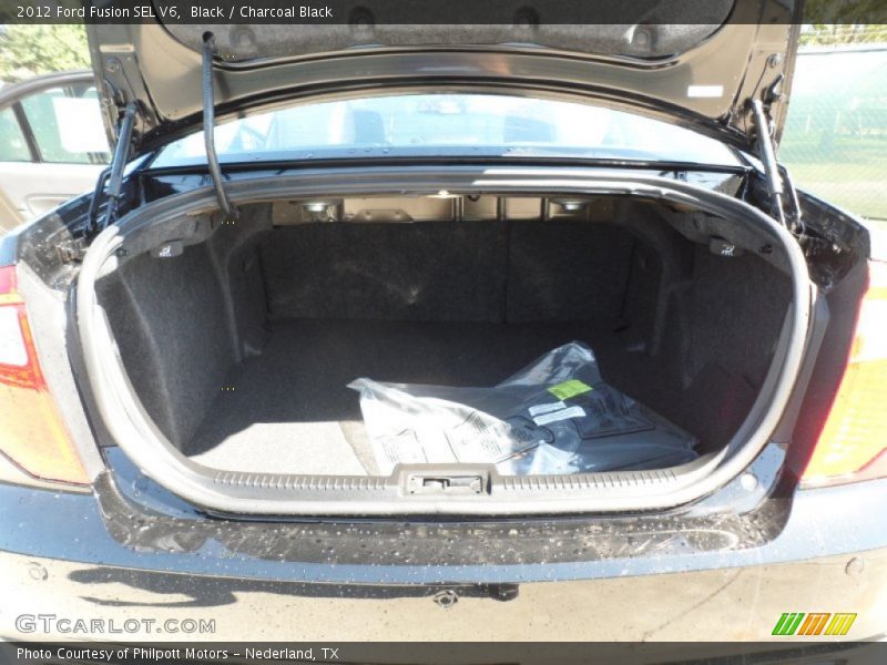 Black / Charcoal Black 2012 Ford Fusion SEL V6