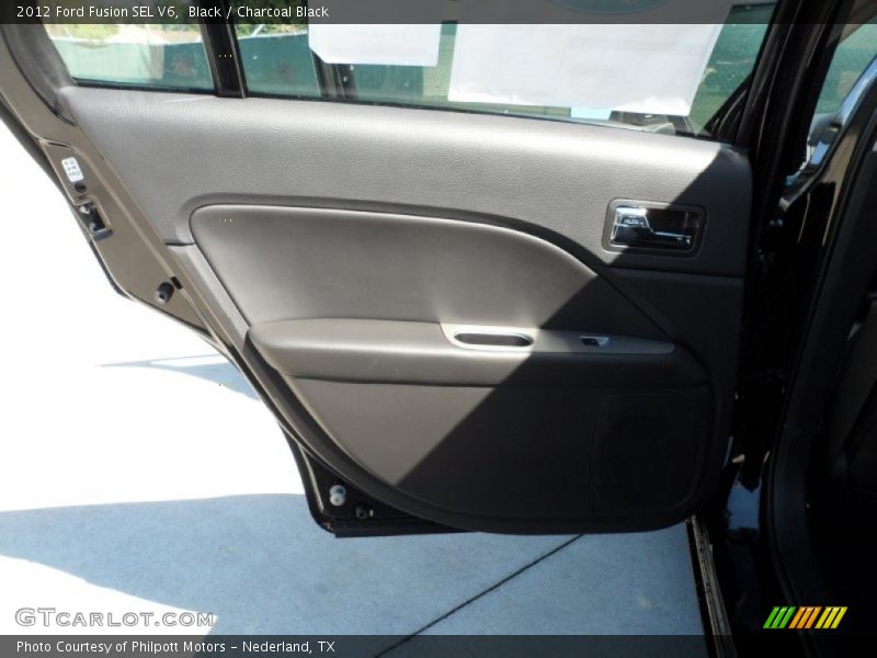 Black / Charcoal Black 2012 Ford Fusion SEL V6
