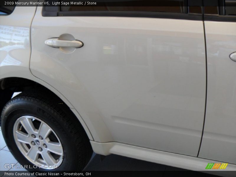 Light Sage Metallic / Stone 2009 Mercury Mariner V6