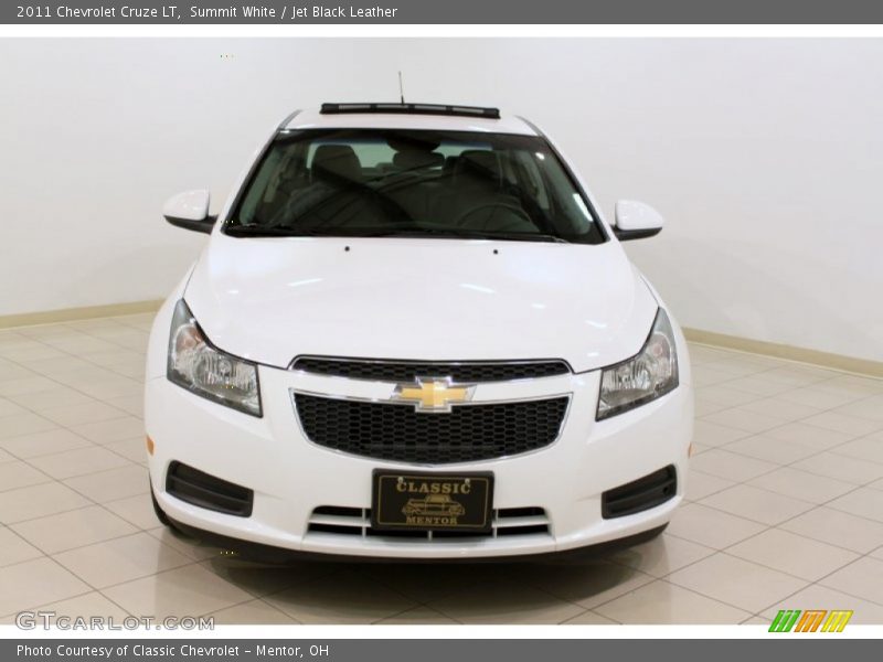 Summit White / Jet Black Leather 2011 Chevrolet Cruze LT