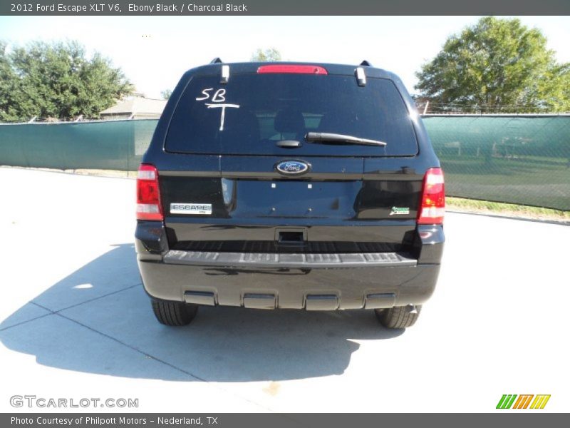 Ebony Black / Charcoal Black 2012 Ford Escape XLT V6