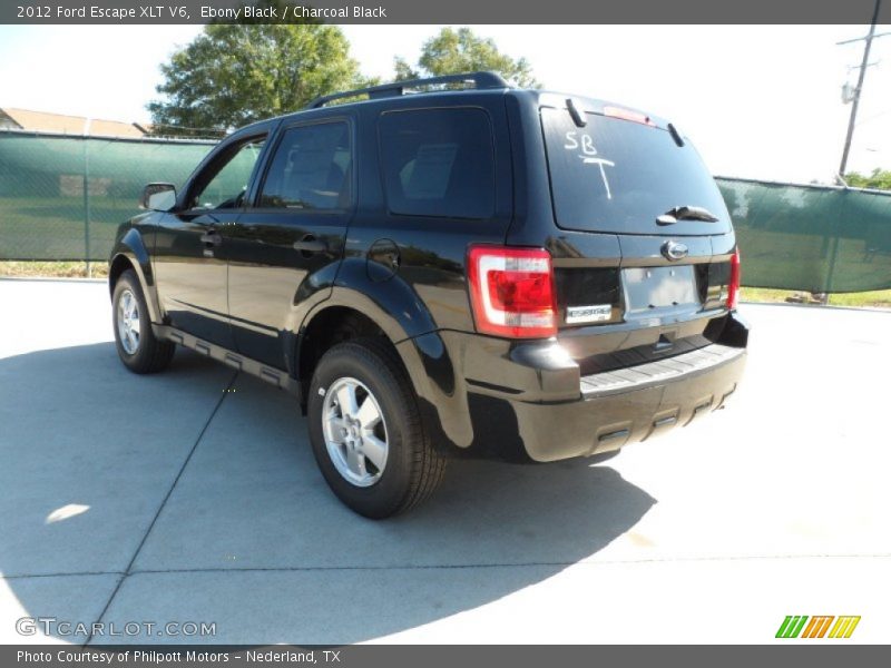 Ebony Black / Charcoal Black 2012 Ford Escape XLT V6