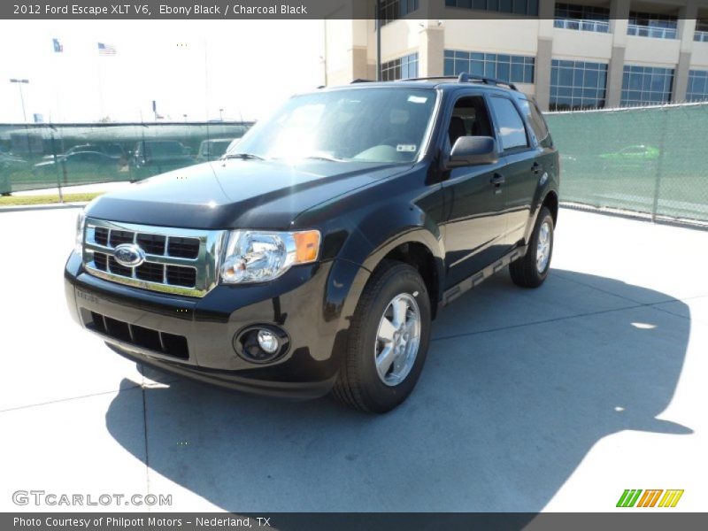 Ebony Black / Charcoal Black 2012 Ford Escape XLT V6