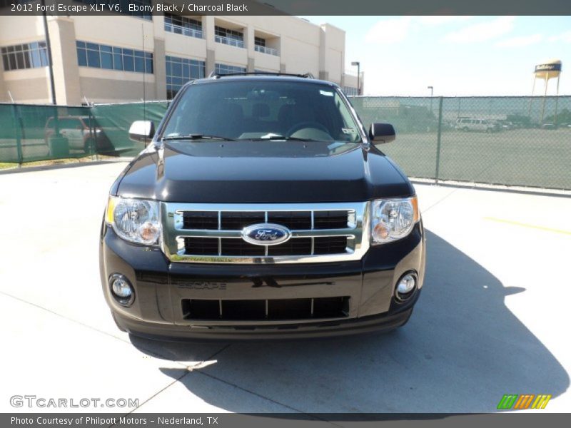 Ebony Black / Charcoal Black 2012 Ford Escape XLT V6