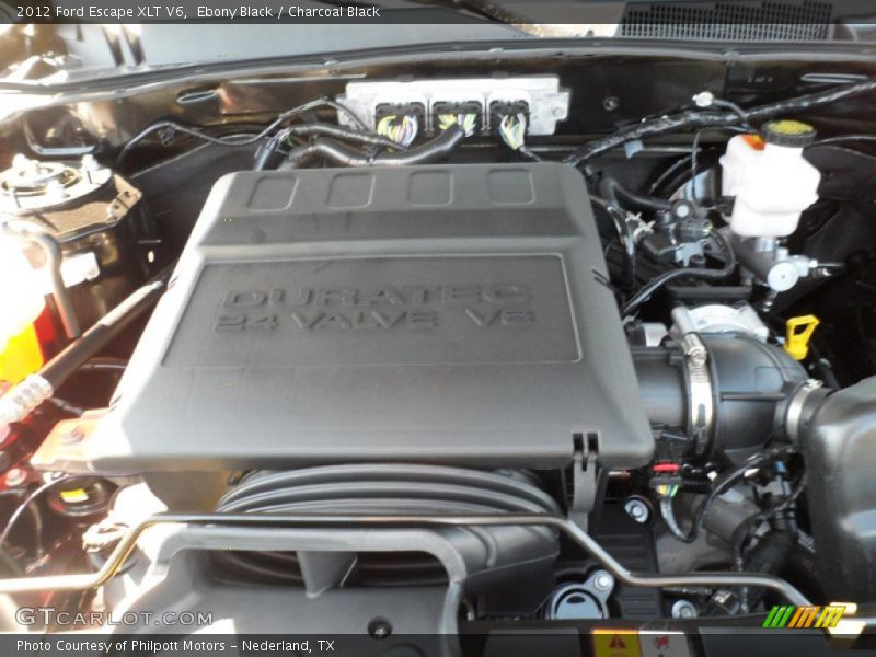  2012 Escape XLT V6 Engine - 3.0 Liter DOHC 24-Valve Duratec Flex-Fuel V6