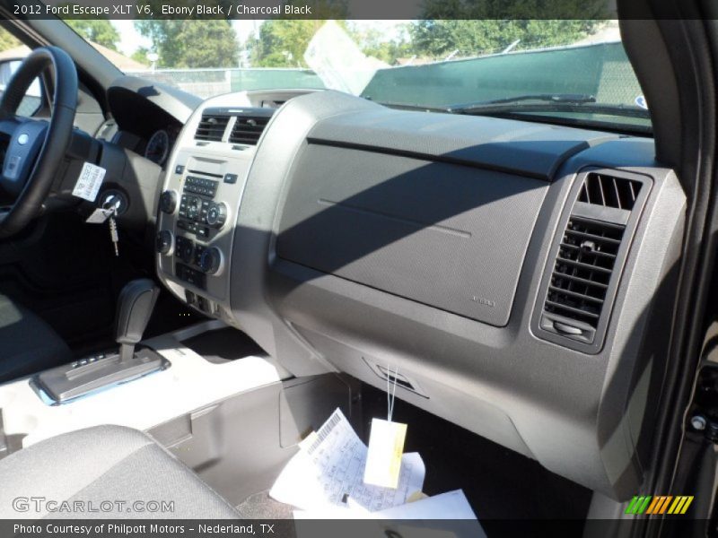 Ebony Black / Charcoal Black 2012 Ford Escape XLT V6
