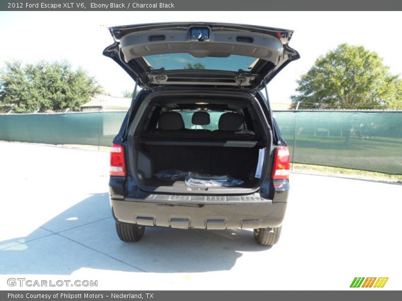 Ebony Black / Charcoal Black 2012 Ford Escape XLT V6