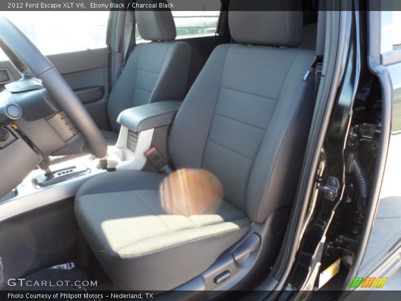 Ebony Black / Charcoal Black 2012 Ford Escape XLT V6