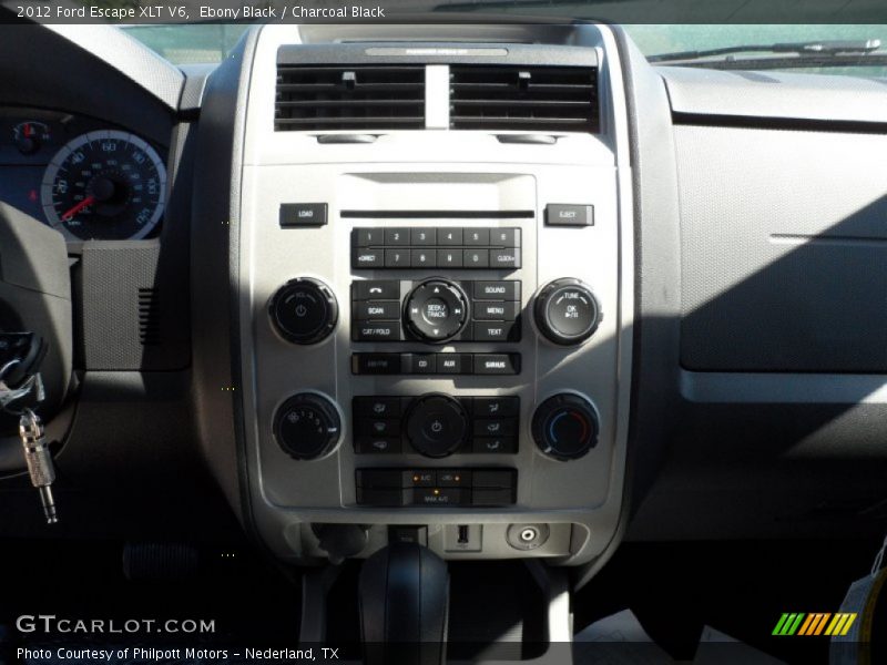 Ebony Black / Charcoal Black 2012 Ford Escape XLT V6