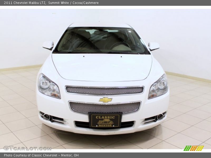 Summit White / Cocoa/Cashmere 2011 Chevrolet Malibu LTZ