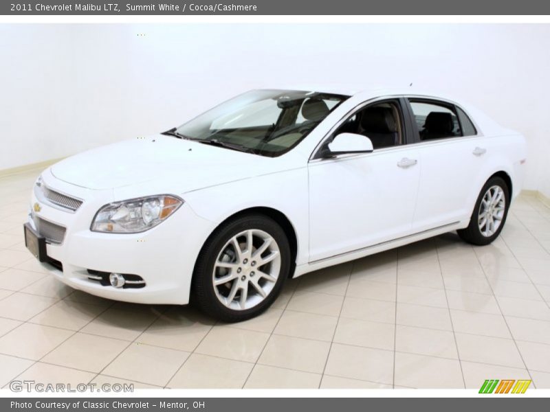 Summit White / Cocoa/Cashmere 2011 Chevrolet Malibu LTZ