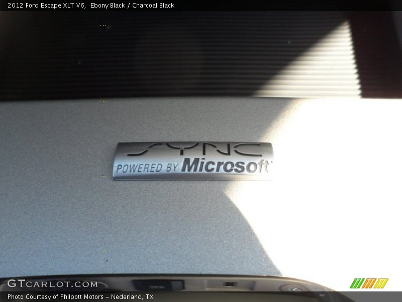 Ebony Black / Charcoal Black 2012 Ford Escape XLT V6