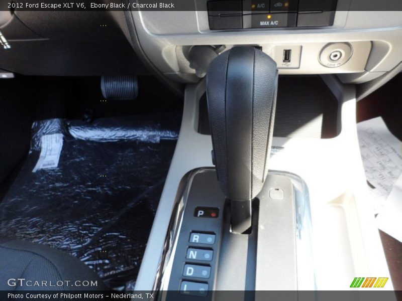  2012 Escape XLT V6 6 Speed Automatic Shifter
