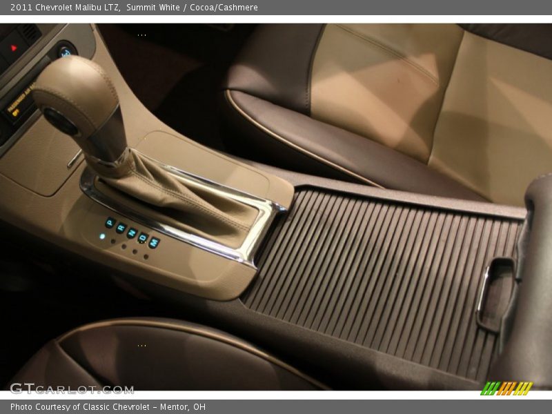 Summit White / Cocoa/Cashmere 2011 Chevrolet Malibu LTZ