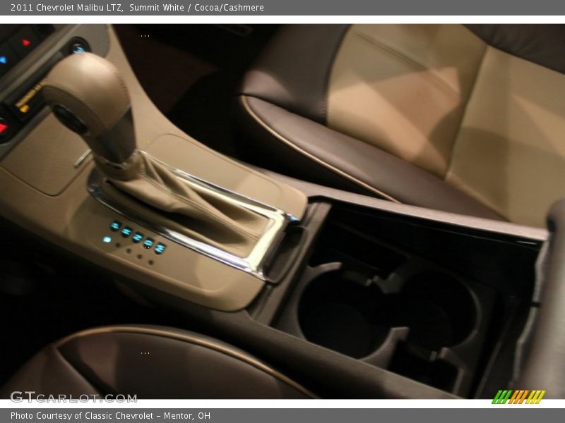 Summit White / Cocoa/Cashmere 2011 Chevrolet Malibu LTZ
