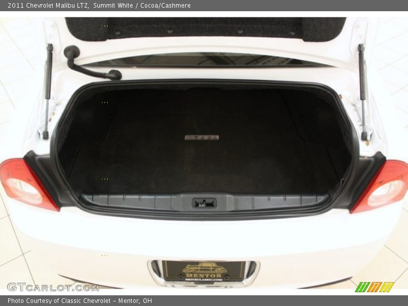 Summit White / Cocoa/Cashmere 2011 Chevrolet Malibu LTZ