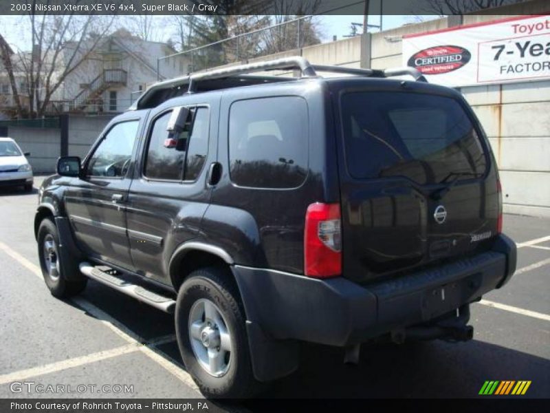 Super Black / Gray 2003 Nissan Xterra XE V6 4x4