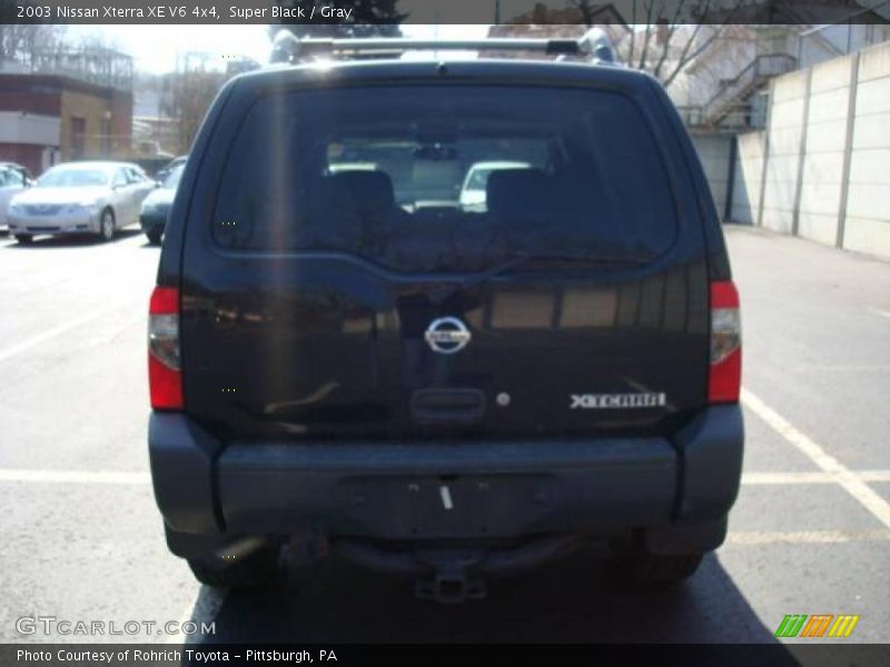 Super Black / Gray 2003 Nissan Xterra XE V6 4x4