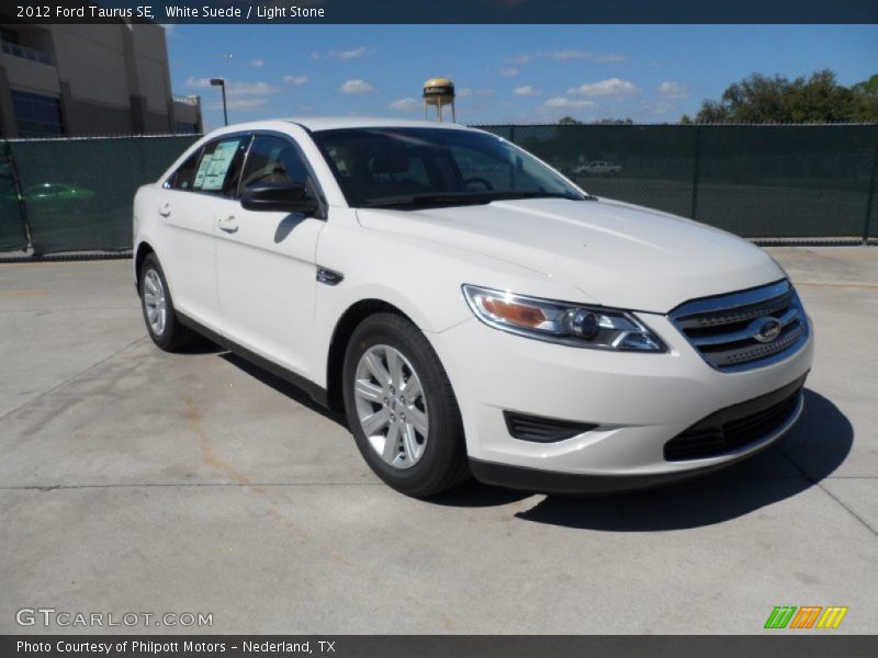 White Suede / Light Stone 2012 Ford Taurus SE