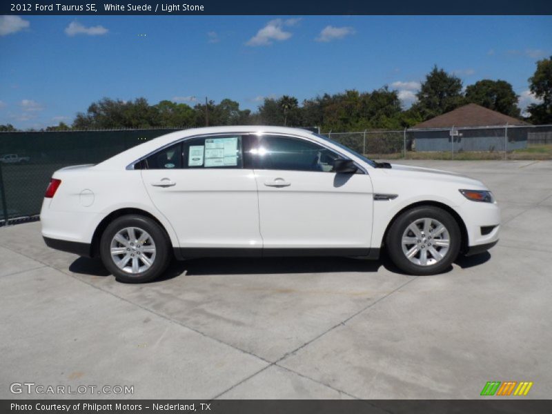 White Suede / Light Stone 2012 Ford Taurus SE