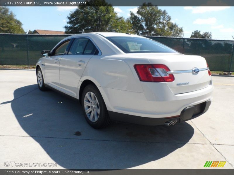 White Suede / Light Stone 2012 Ford Taurus SE