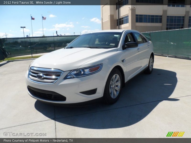 White Suede / Light Stone 2012 Ford Taurus SE