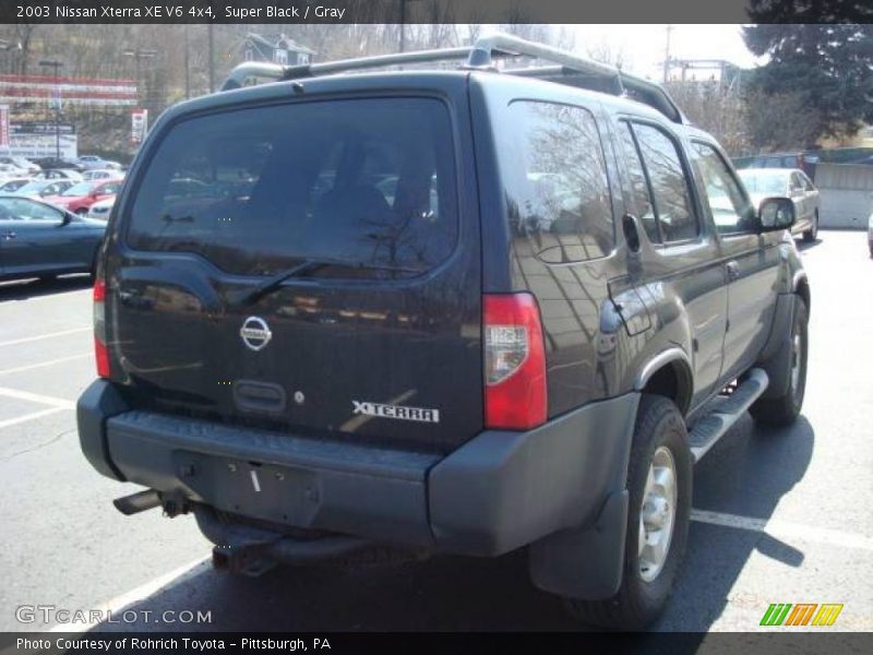 Super Black / Gray 2003 Nissan Xterra XE V6 4x4