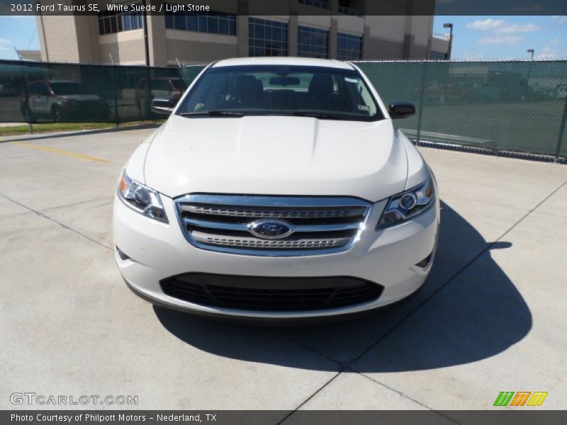 White Suede / Light Stone 2012 Ford Taurus SE