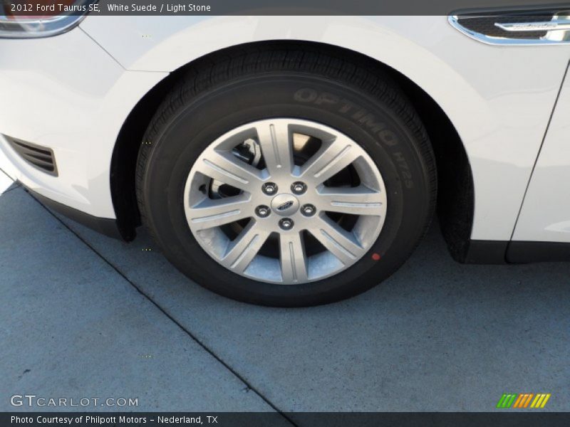 White Suede / Light Stone 2012 Ford Taurus SE