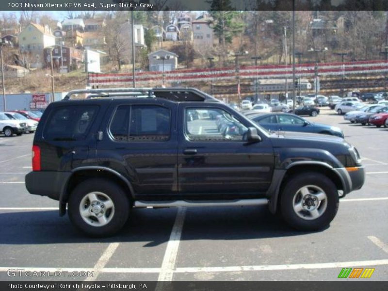Super Black / Gray 2003 Nissan Xterra XE V6 4x4