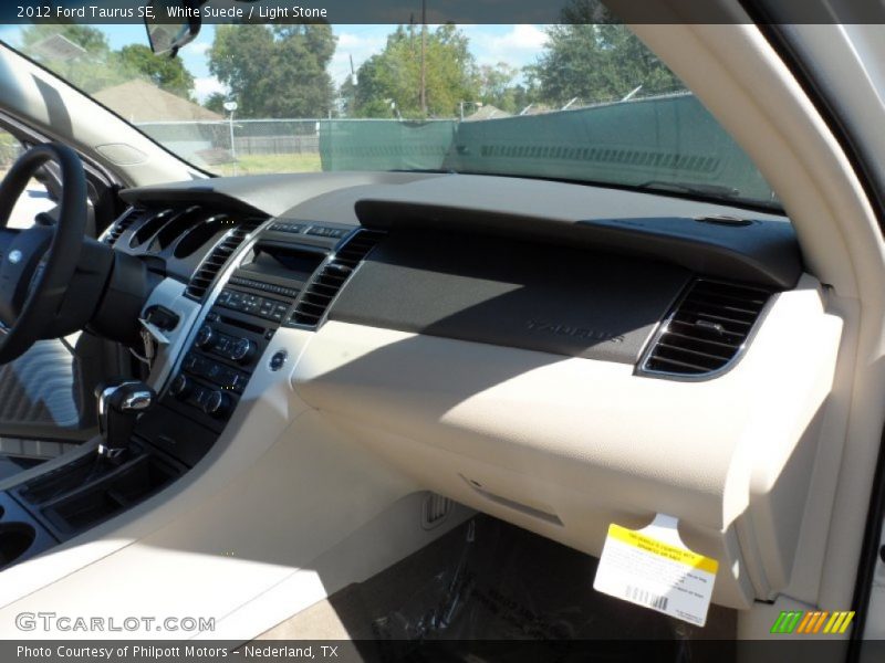 White Suede / Light Stone 2012 Ford Taurus SE
