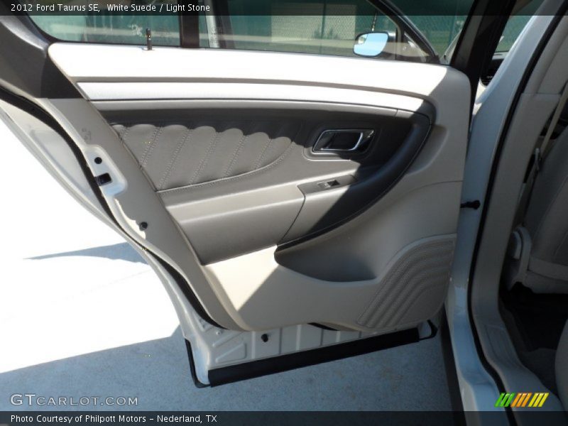 White Suede / Light Stone 2012 Ford Taurus SE