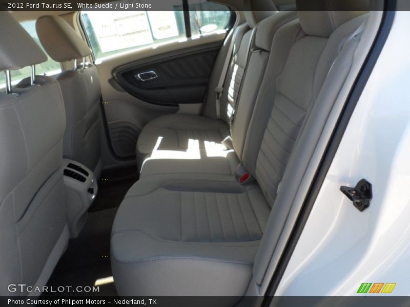 White Suede / Light Stone 2012 Ford Taurus SE