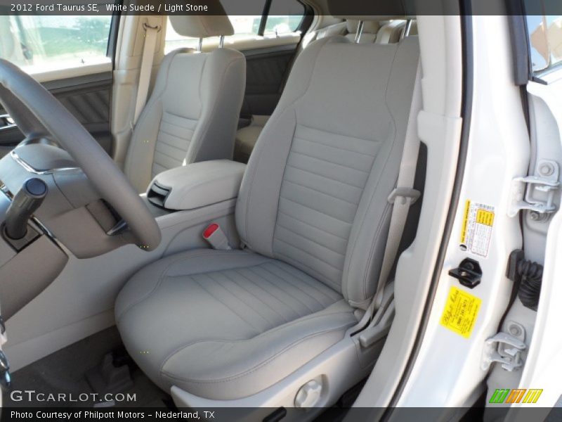 White Suede / Light Stone 2012 Ford Taurus SE