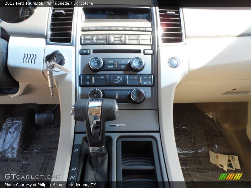 White Suede / Light Stone 2012 Ford Taurus SE