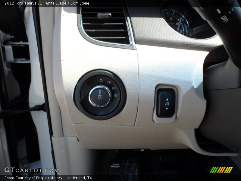 White Suede / Light Stone 2012 Ford Taurus SE