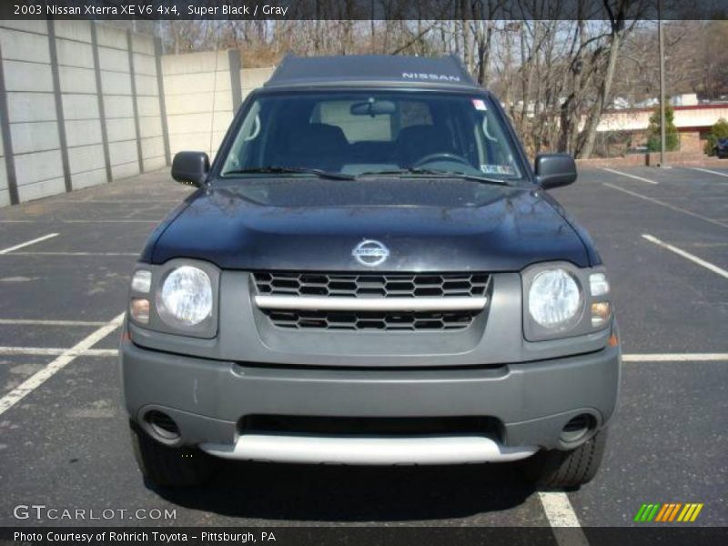 Super Black / Gray 2003 Nissan Xterra XE V6 4x4