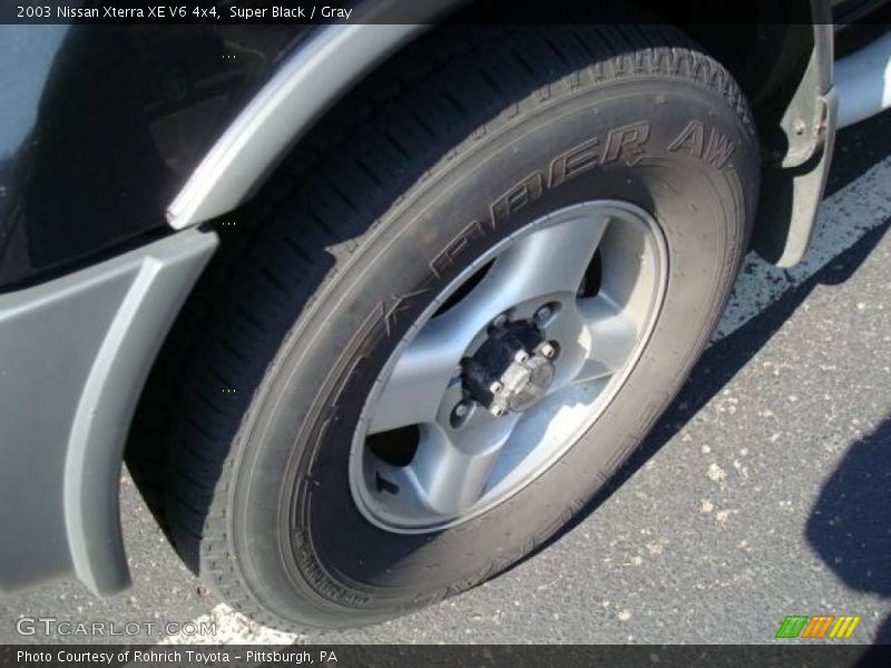 Super Black / Gray 2003 Nissan Xterra XE V6 4x4