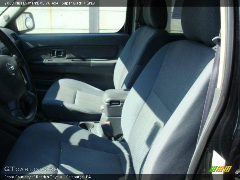Super Black / Gray 2003 Nissan Xterra XE V6 4x4