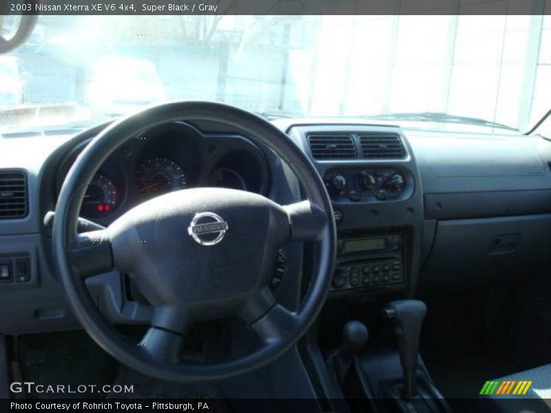 Super Black / Gray 2003 Nissan Xterra XE V6 4x4