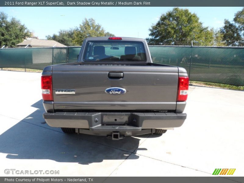 Dark Shadow Grey Metallic / Medium Dark Flint 2011 Ford Ranger XLT SuperCab