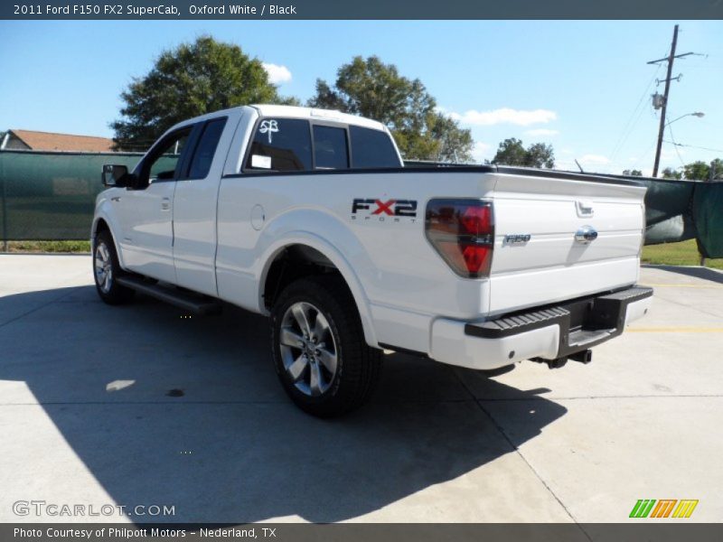 Oxford White / Black 2011 Ford F150 FX2 SuperCab
