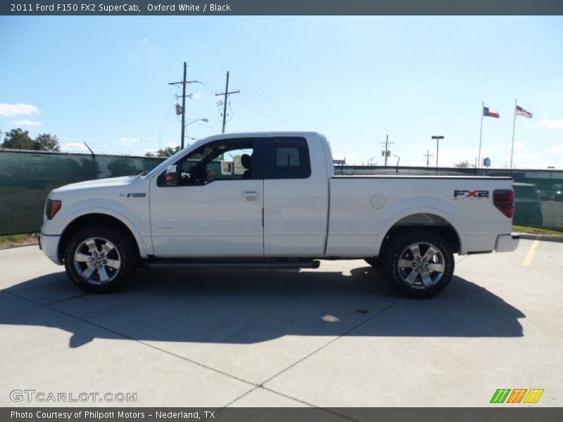 Oxford White / Black 2011 Ford F150 FX2 SuperCab